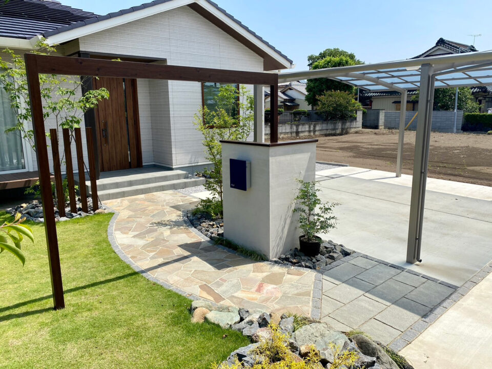 群馬県太田市わにわ|
北欧デザインの外構工事