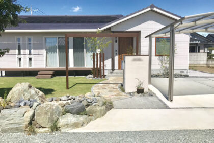 群馬県太田市わにわ｜ 北欧デザインの外構工事