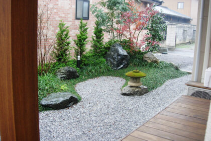 太田市わにわ 庭のデザイン設計庭園工事プラン