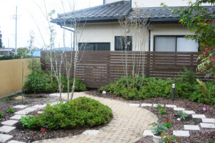 太田市わにわ 庭のデザイン設計 安中市のプライベートガーデンプラン