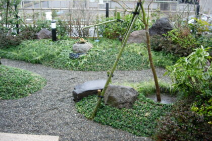 群馬県太田市　わにわ 和の雰囲気をお部屋の中から眺める作庭プラン