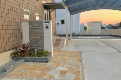 太田市わにわ お庭のデザイン設計 太田市のオープン外構プラン