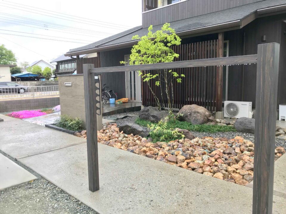 太田市わにわ
庭工事
和風モダン的な雰囲気の庭プラン