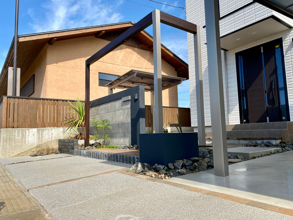 太田市わにわ
庭のデザイン設計
館林市の新築外構工事