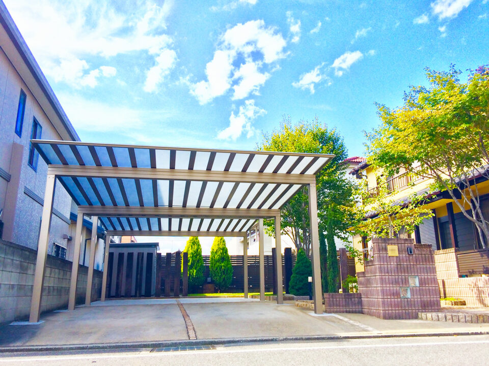 太田市　お庭の空間デザインのわにわ
駐車場スペースとお庭改修プラン