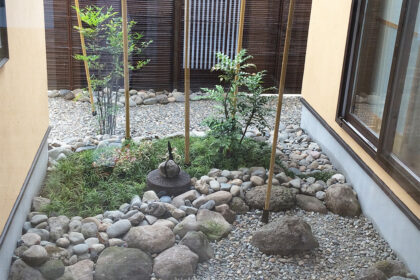 群馬県太田市わにわ 坪庭工事プラン