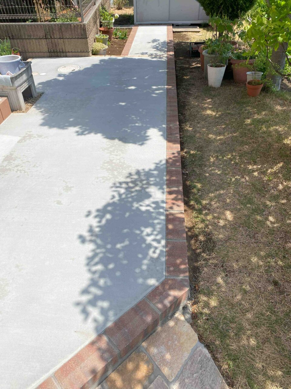 太田市わにわ
お庭のリフォーム工事とカーポート工事