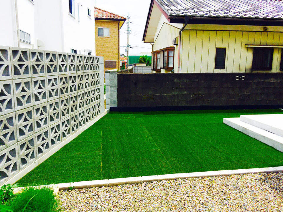 太田市わにわ
お庭のデザイン設計
花ブロックをたくさん使ったお庭