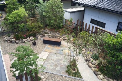 太田市わにわ 庭のデザイン設計 太田市の庭のリフォーム工事