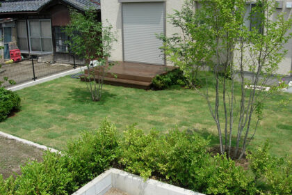 太田市わにわ お庭のデザイン設計 太田市の植栽工事
